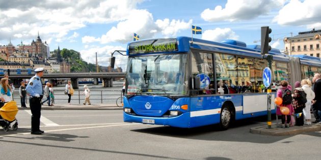 Bus in Sweden