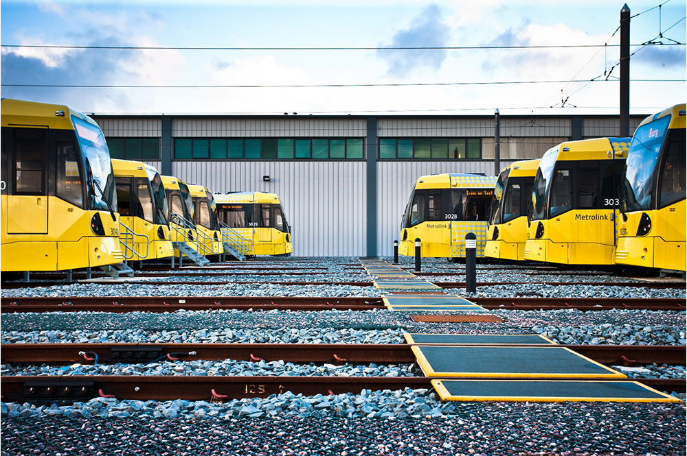 Manchester Metrolink tram depot